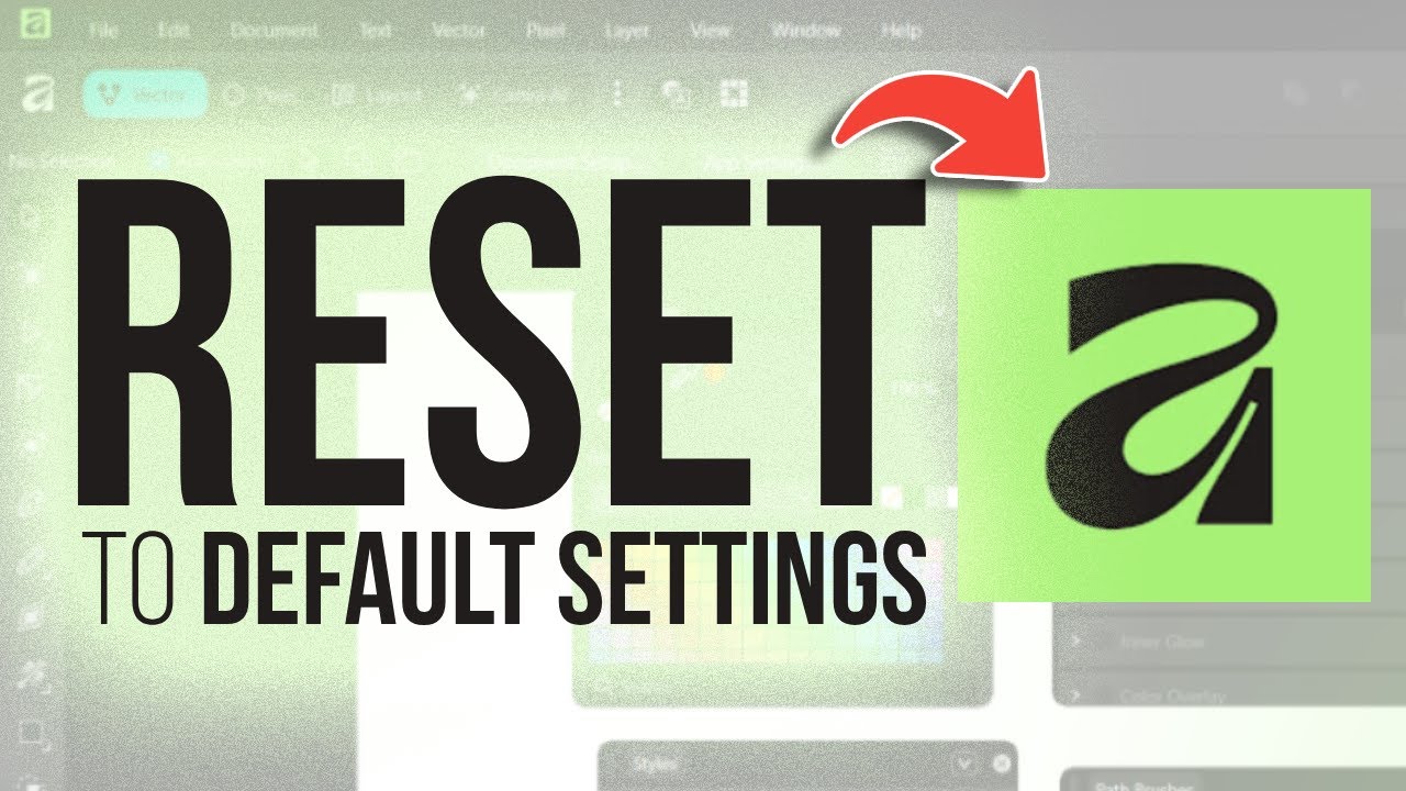 FIX All Affinity Glitches - How to RESET Affinity to Default Settings ...