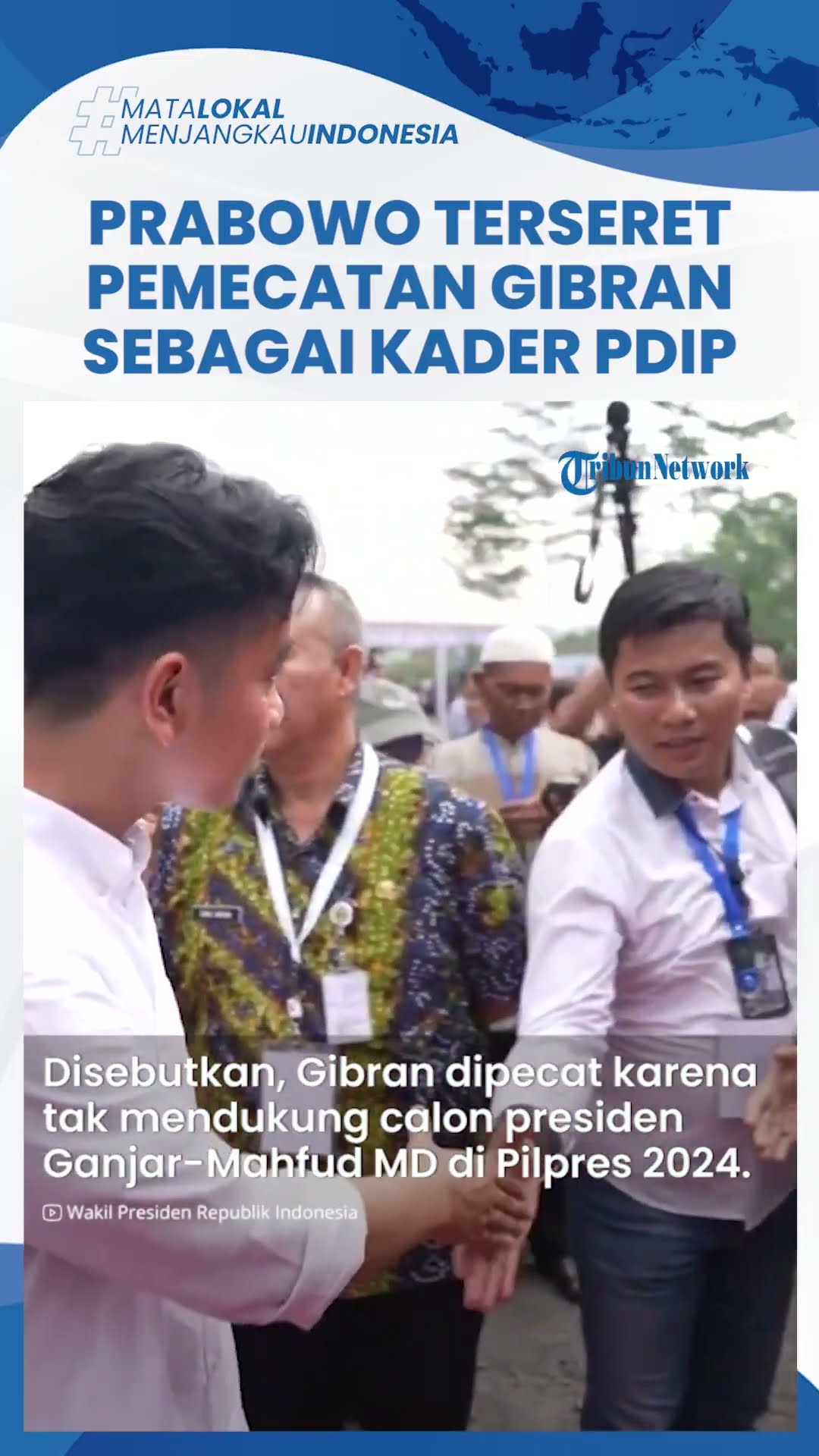 Gibran Dipecat Megawati dari PDIP, Nama Prabowo Ikut Disebut-sebut dalam Surat Keputusan Pemecatan