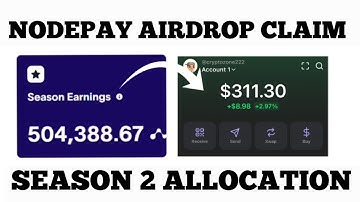 Nodepay Airdrop Claim - Season 2 Allocation Update | Nodepay and Gradient Withdrawal Update