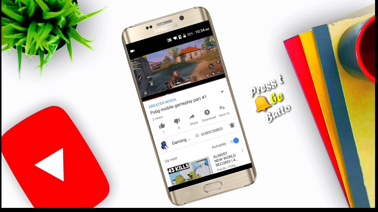 Subscriber bell intro with voice