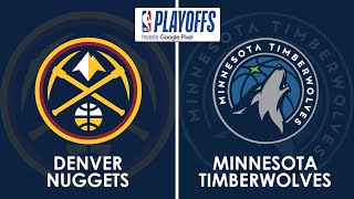 Denver Nuggets vs Minnesota Timberwolves NBA Live Scoreboard