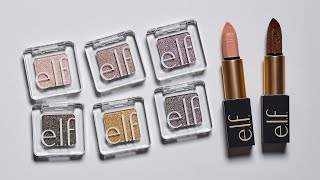 Elf Fine As Fleck Glitter Eyeshadow & O Face Shimmer Balm Swatches screenshot 2