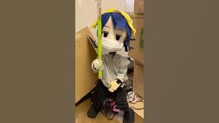 Kibo-chan is trying to help.