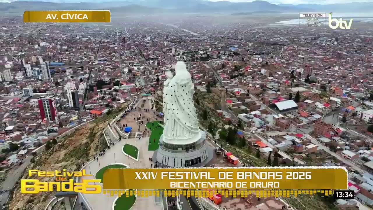 Disfruta de la  XXIV versión del Festival de Bandas desde Oruro