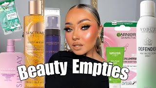 Trash Talk 🗑️ Product Reviews | Monthly Beauty Empties!