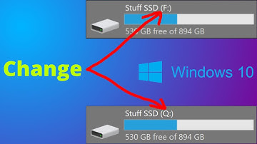 Windows 10 - Change Drive Letter