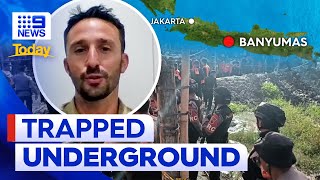 Race to save gold miners trapped underground in Indonesia | 9 News Australia