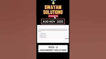 Software Testing Week 8 Assignment Solutions | SWAYAM NPTEL | AUG-NOV 2025 | SUBSCRIBE