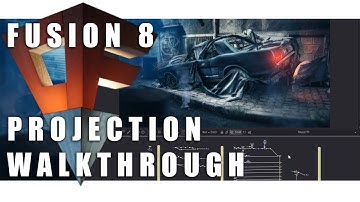FUSION 8 - Awesome looking Camera Projection Walkthrough (Preview)