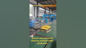 Automatic stacking machine under production