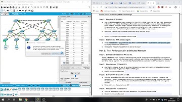 3 1 1 5 Packet Tracer   Examining a Redundant Design