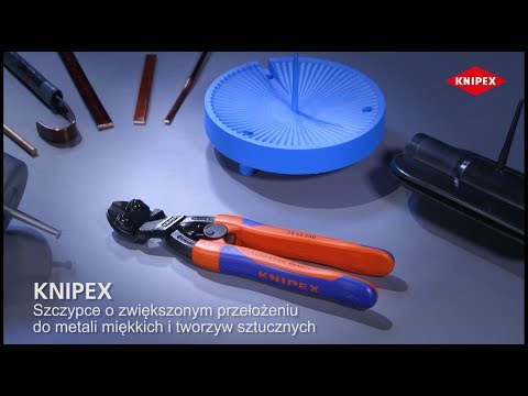 KNIPEX Szczypce o zwiększonym przełożeniu do cięcia płaskiego 72 62 200