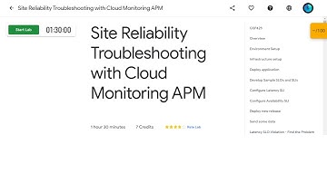 Site Reliability Troubleshooting With Cloud Monitoring APM | Qwiklabs GSP425