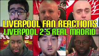 LIVERPOOL FANS REACTION TO LIVERPOOL 2-5 REAL MADRID | FANS CHANNEL