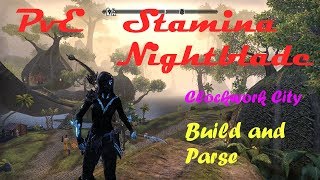 ESO - Stamina Nightblade PvE Build + 6 Mil Parse [Clockwork City] (Read Desc)
