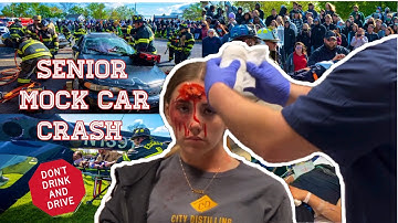 Senior Mock Car Crash 2022- Don’t Drink And Drive!