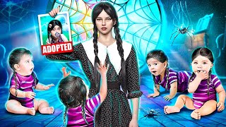 Wednesday Addams Sister! Wednesday Family Funny Situations!