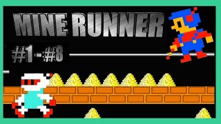 🤠MINE RUNNER -😅COMO ROMPER LADRILLOS - LEVEL 1-8 RETRO GAME screenshot 1
