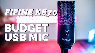 CHEAP USB Mic for BETTER Online, Zoom Meetings, Podcasts, Streaming | FIFINE K670 Review