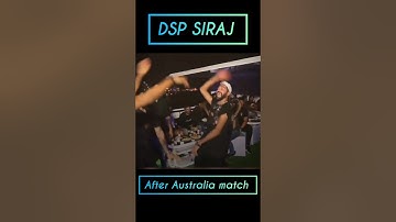 DSP SIRAJ DANCE #dspsiraj #siraj #cricket #ipl #mdsiraj #t20 #testcricket #dance
