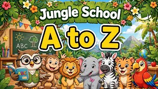 ABC Full A to Z for Kids | Complete Alphabet Jungle Animals | Learn A to Z
