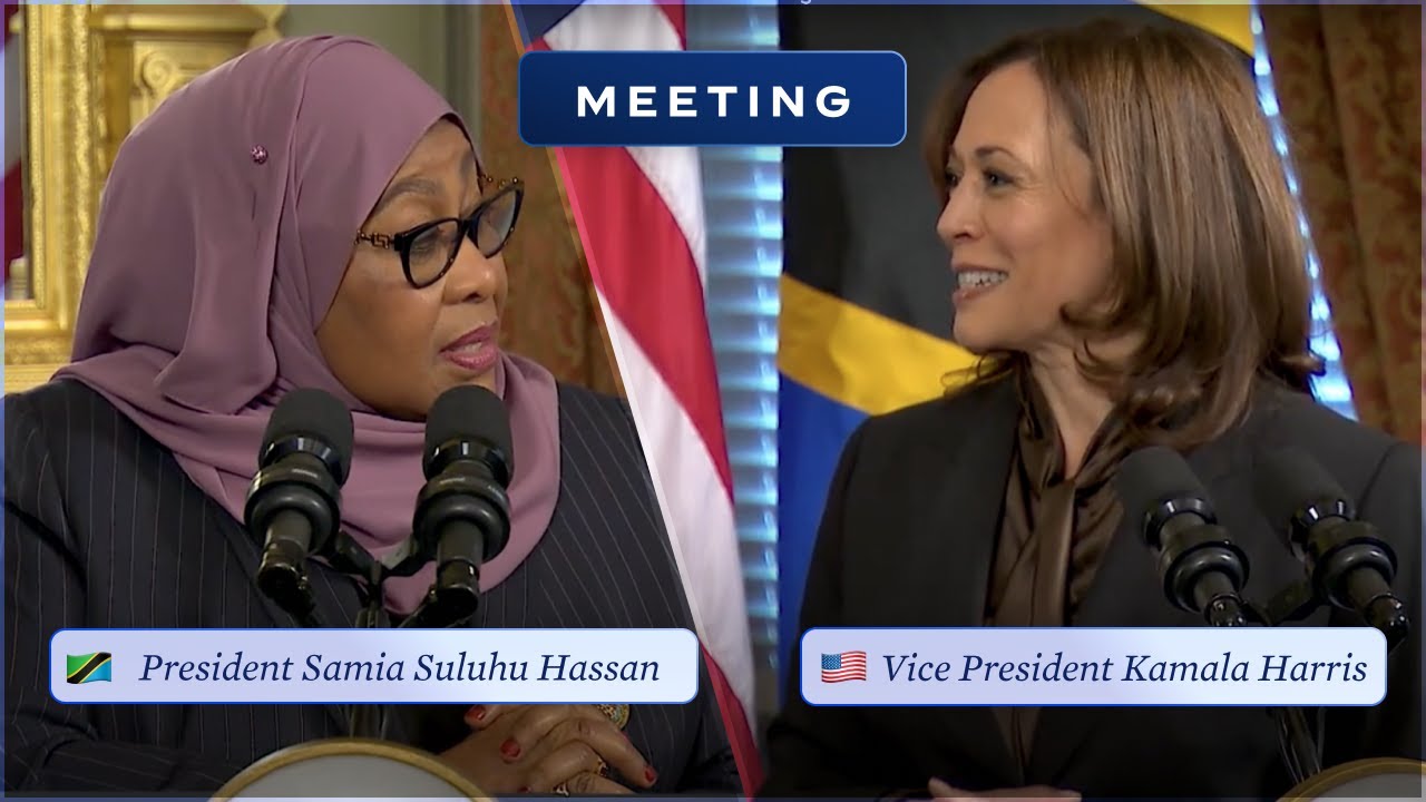 Vice President Harris Holds a Bilateral Meeting with President Samia Suluhu Hassan of Tanzania