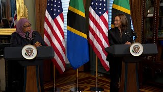 Vice President Harris Holds a Bilateral Meeting with President Samia Suluhu Hassan of Tanzania