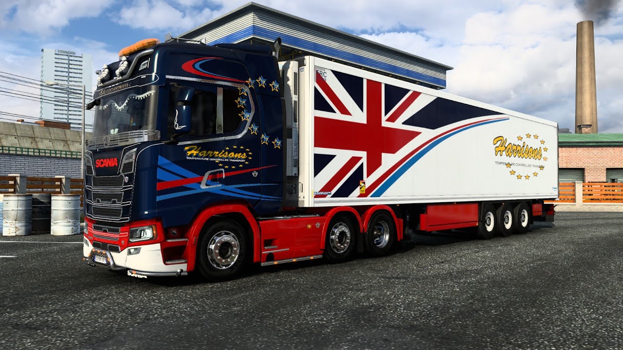 Harrison's Transport / Scania S / Birmingham ️ Glasgow / ets2 YouTube