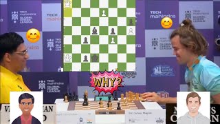 Magnus Carlsen vs Viswanathan Anand || World Blitz 2023
