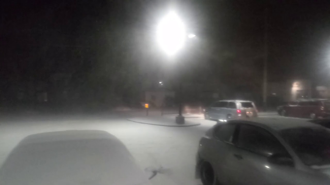 Bennington, VT snow (1/18/2020) YouTube