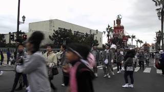 20131019 1044里見まつり館山駅西口浜組の山車が行く