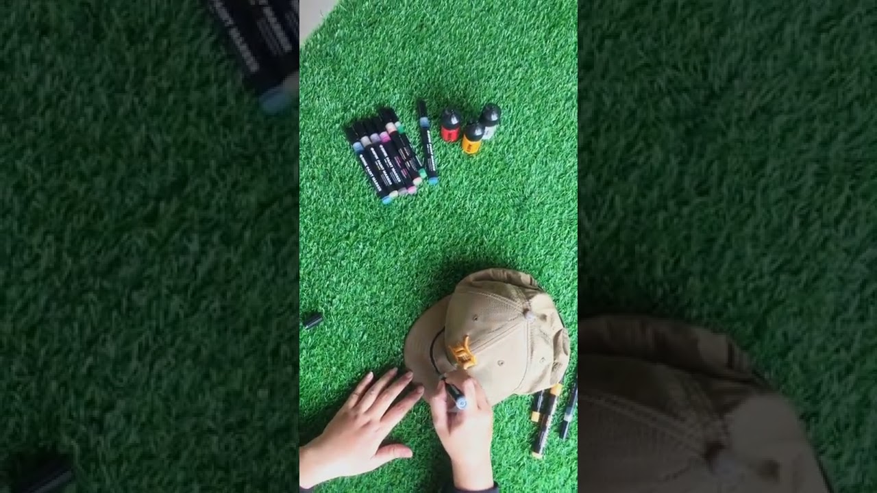 DRIPINK Graffiti Paint Marker on New era cap 