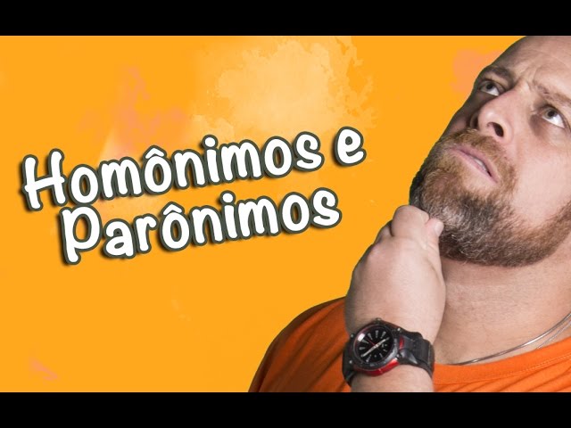 Homônimos e parônimos 901