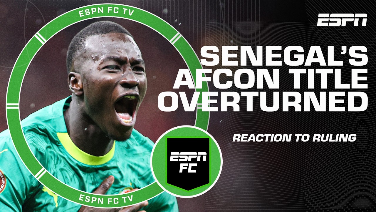 🚨 CAF overturns Senegal’s 2025 AFCON title 🚨 'MOST DISGRACEFUL DECISION' - Colin Udoh | ESPN FC
