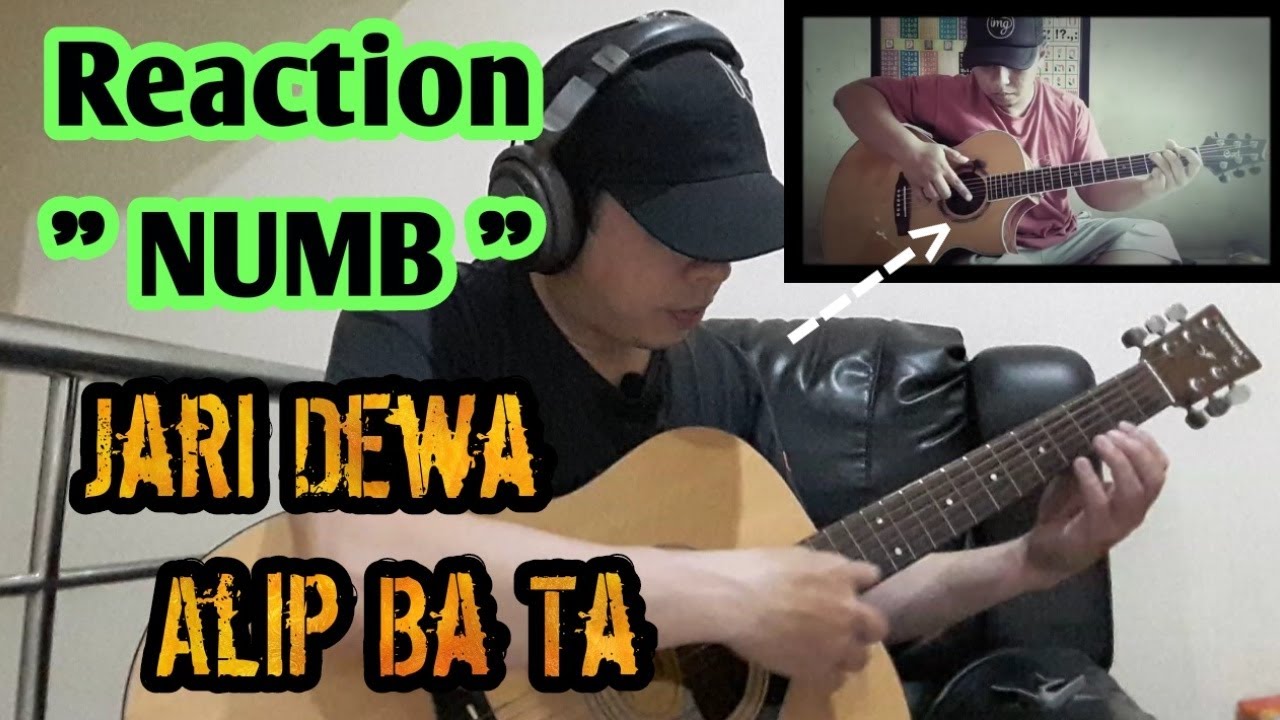 Jari gokil Alip Ba Ta - NUMB Linkin Park / reaction video