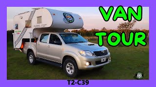 VAN TOUR - Camper + Toyota Hilux 4x4 🚐 - T2-C39
