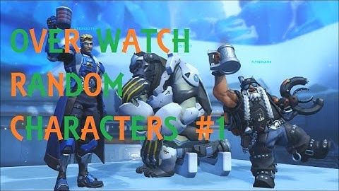 OverWatch Random Characters 3 Vs 3 Elimination #1