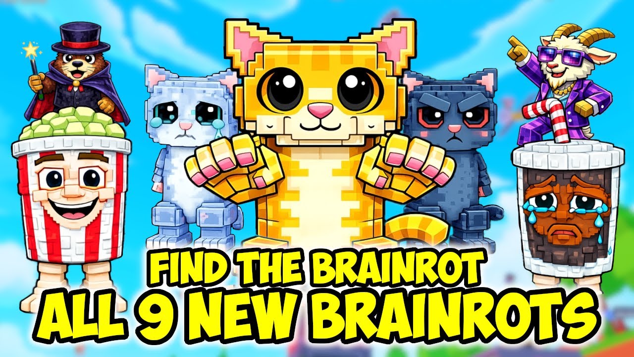 [UPD] How to get ALL 9 NEW BRAINROTS in Find the Brainrot [370] | Roblox