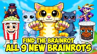 Upd How To Get All 9 New Brainrots In Find The Brainrot 370 Roblox
