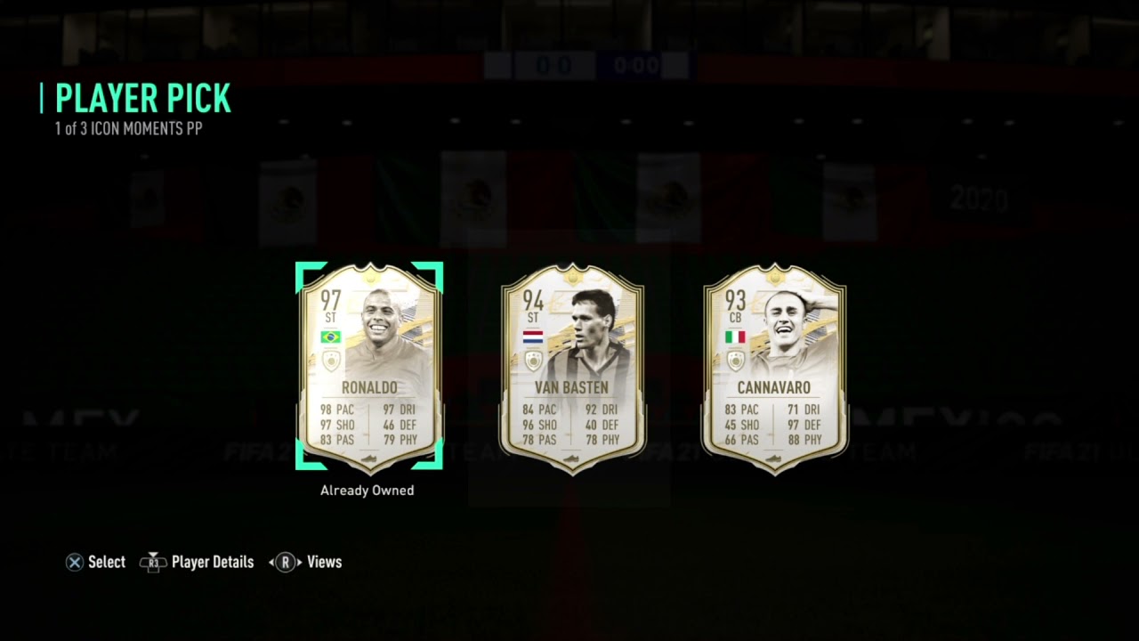 Zidane, Ronaldo, Pele en Icon Moments PP
