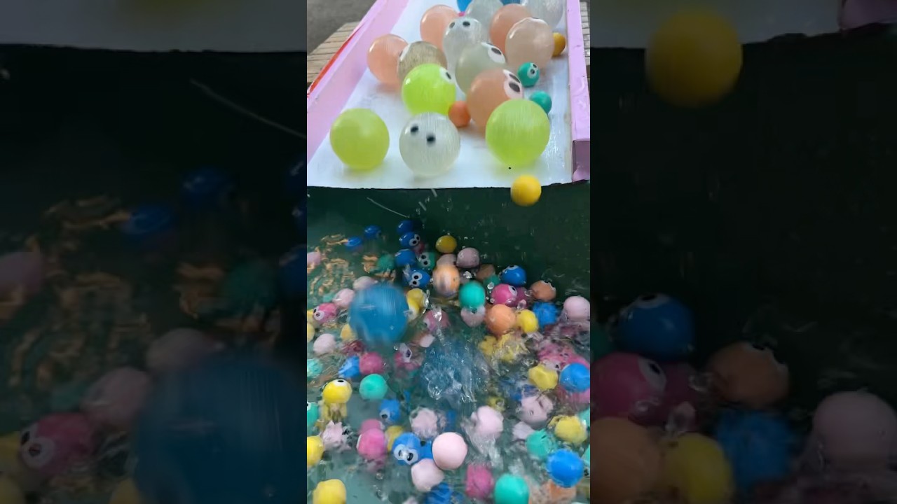 Water Marble run ASMR #funny #satisfying #marblesrace #bouncymarble
