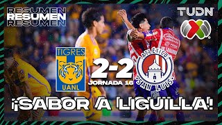 Resumen y goles | Tigres 2-2 Atl San Luis | AP2023-J16 | Liga Mx | TUDN