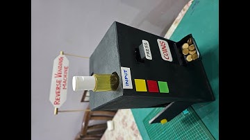 DIY reverse  vending  machine |  give plastic  get 🪙 coins  😊👌