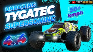 Tygatec Supersonic 4x4 High Speed RC Car 50+ kmph Off-Road Stunt | Unboxing and Review |Toyz unboxer