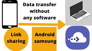 How to transfer data from  mobile phone into laptop without software |Link sharing in Android screenshot 3