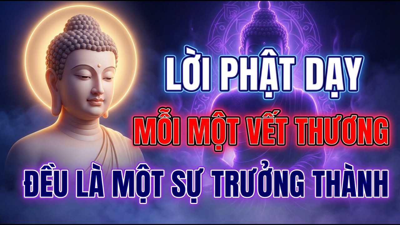 Lời phật dạy mỗi một vết thương đều là một sự trưởng thành. | Quiet the Mind 432Hz. #phat