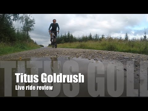 Titus Goldrush Titanium Gravel Bike Live Ride Review poster