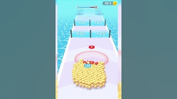 Count master Crowd Runners 3D - GAMEPLAY - ANDROID IOS GAMING. #Shorts