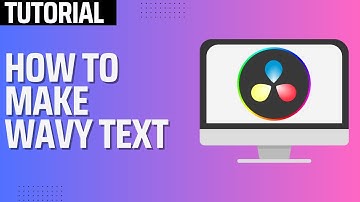 How To Make WAVY Text in DaVinci Resolve