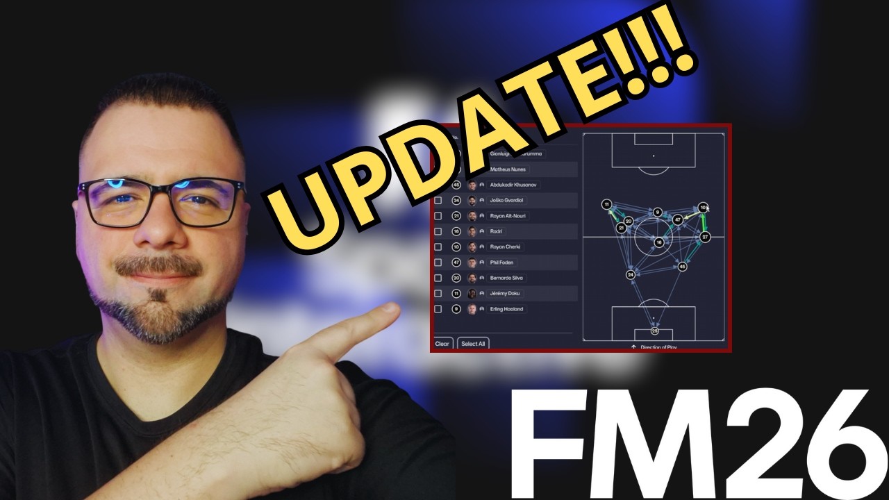 NUEVA ACTUALIZACIÓN PARA EL FM26 - MAPAS DE PASES - ¿MEJORES DEFENSAS?